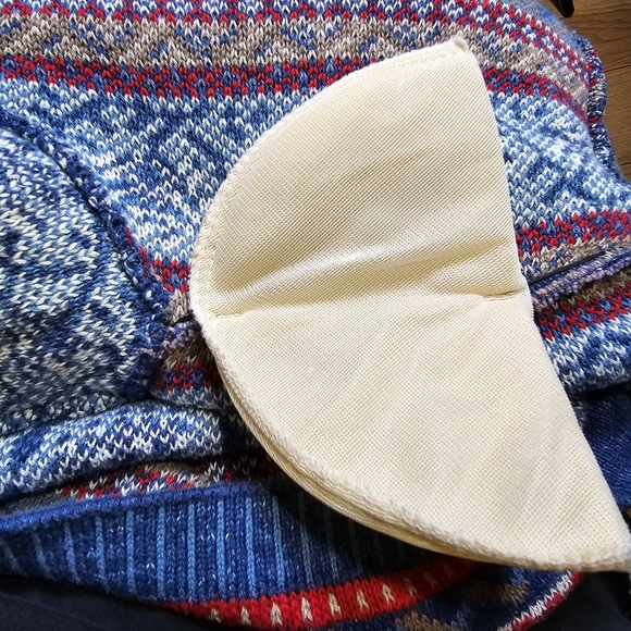 McKain Vintage 90's Tight Knit Turtleneck Sweater w Shoulder Pads Women's M USA - Picture 5 of 8